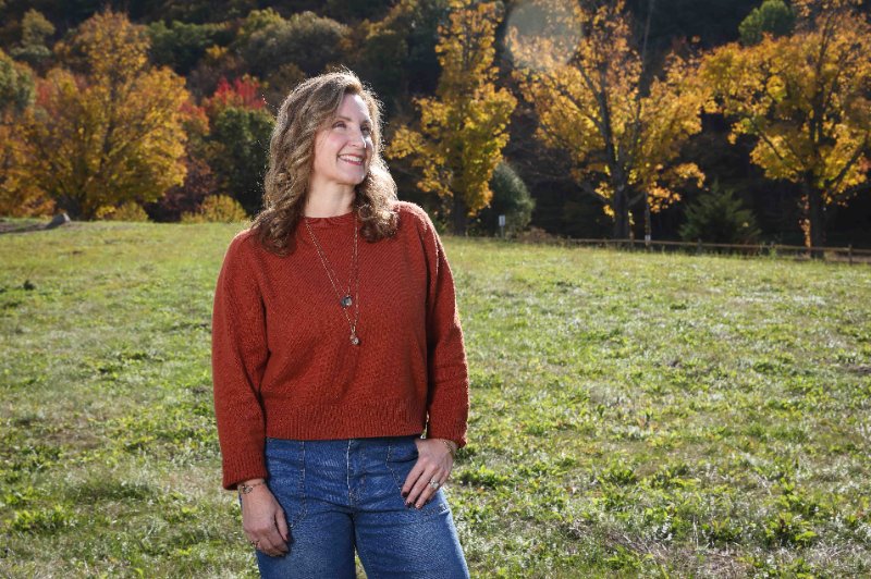 Christine Dorsey in nature, representing remote energy healing for pets